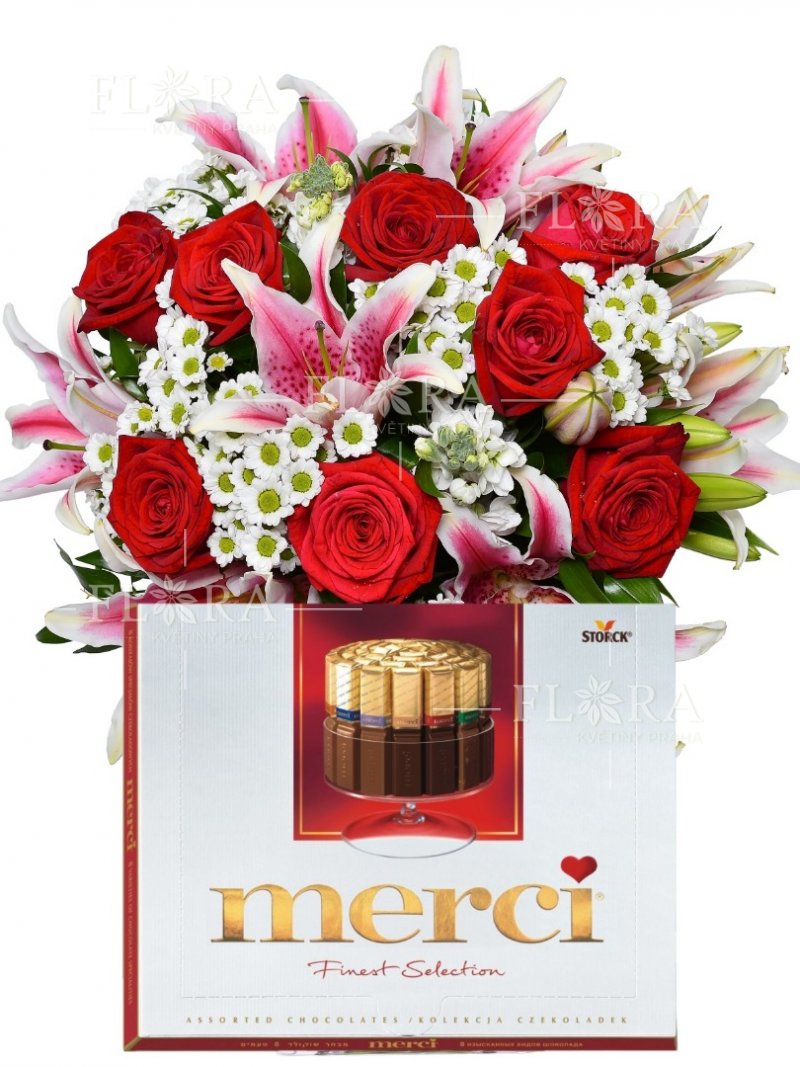 Bouquet + Merci - delivery of flowers in Prague