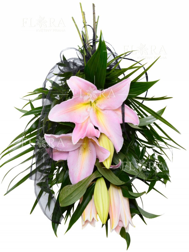 Royal Lilies - a funeral bouquet for delivery