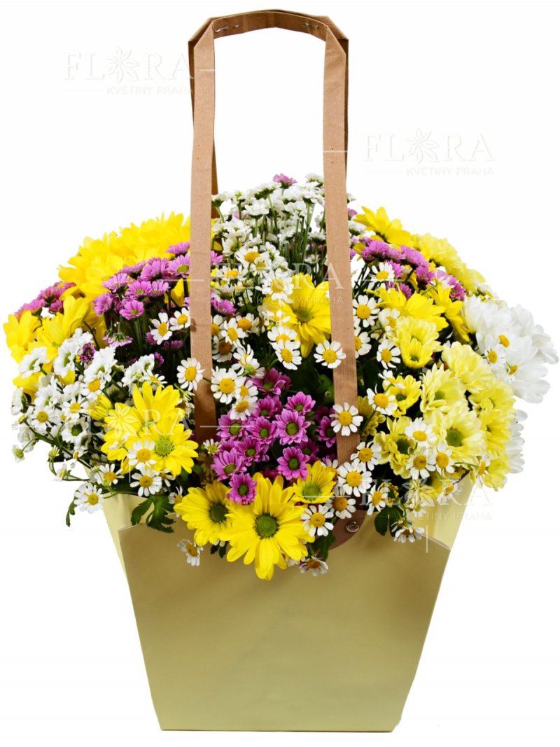 Bag full of vibrant flowers 3