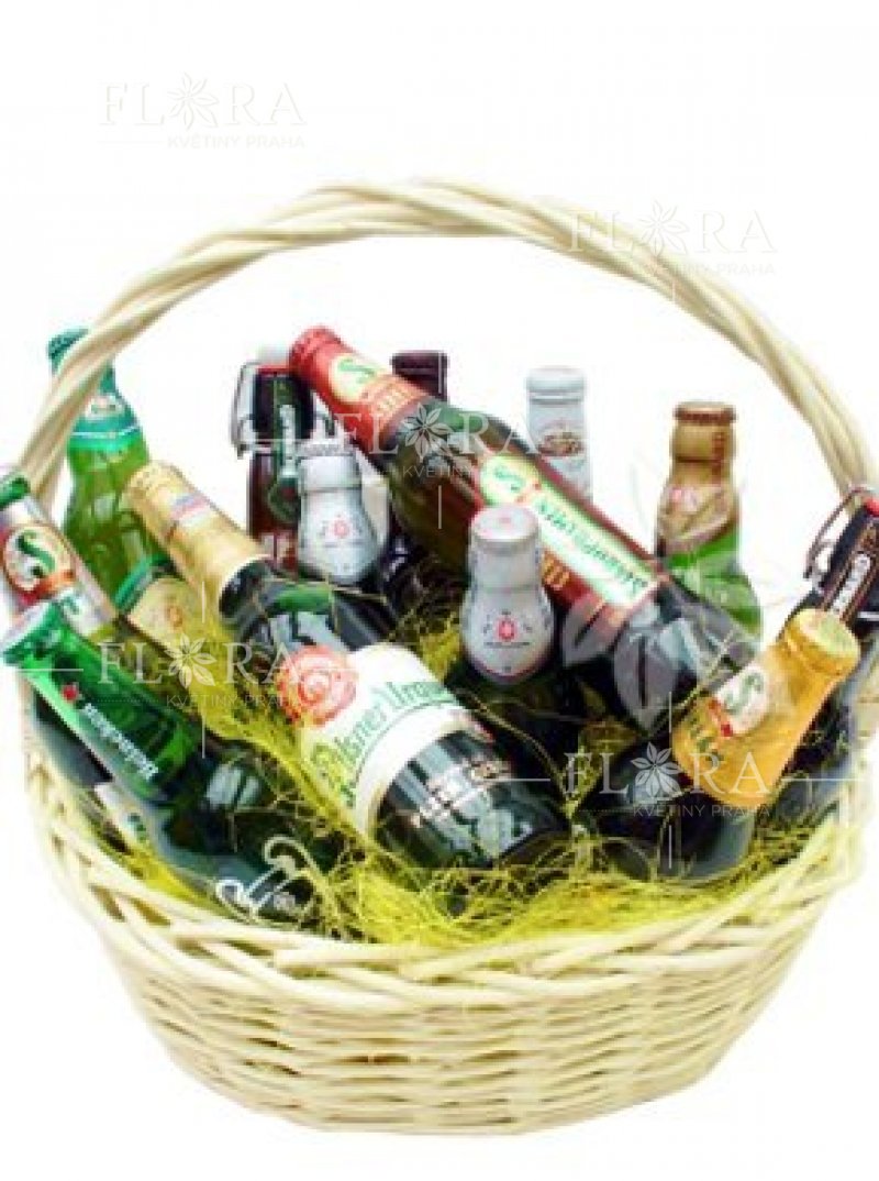 Gift basket with beer 1