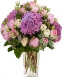 Delivery of flowers in Prague - purple hydrangea