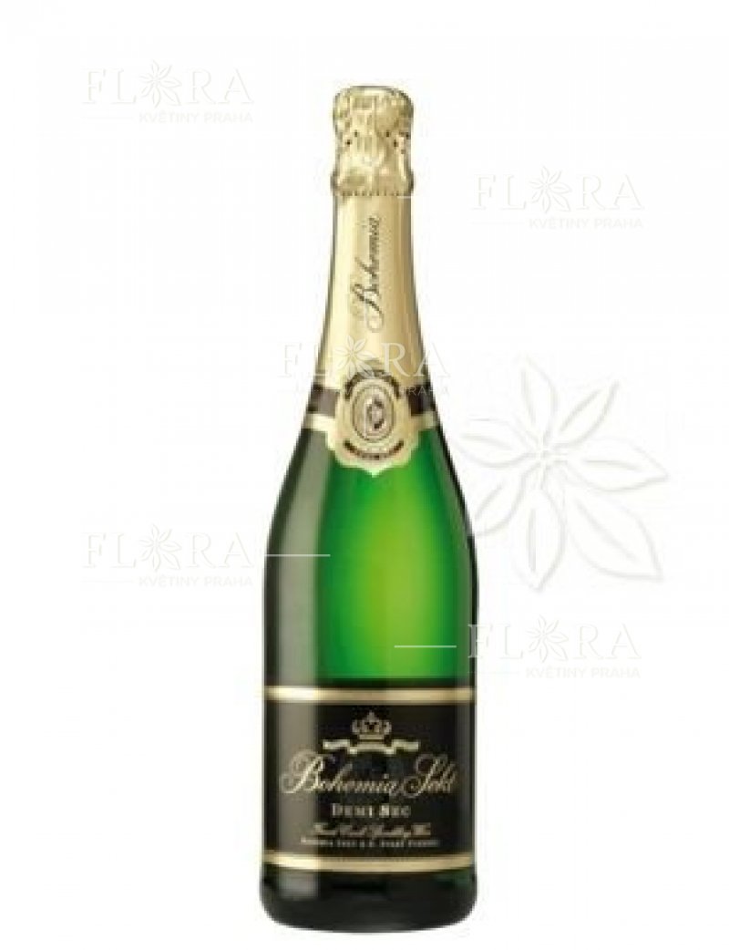 BOTTLE OF CHAMPAGNE BOHEMIA DEMI 0,75l