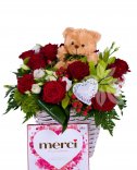 Flower basket and Merci