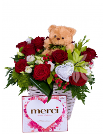 FLOWER BASKET EXTRA + MERCI