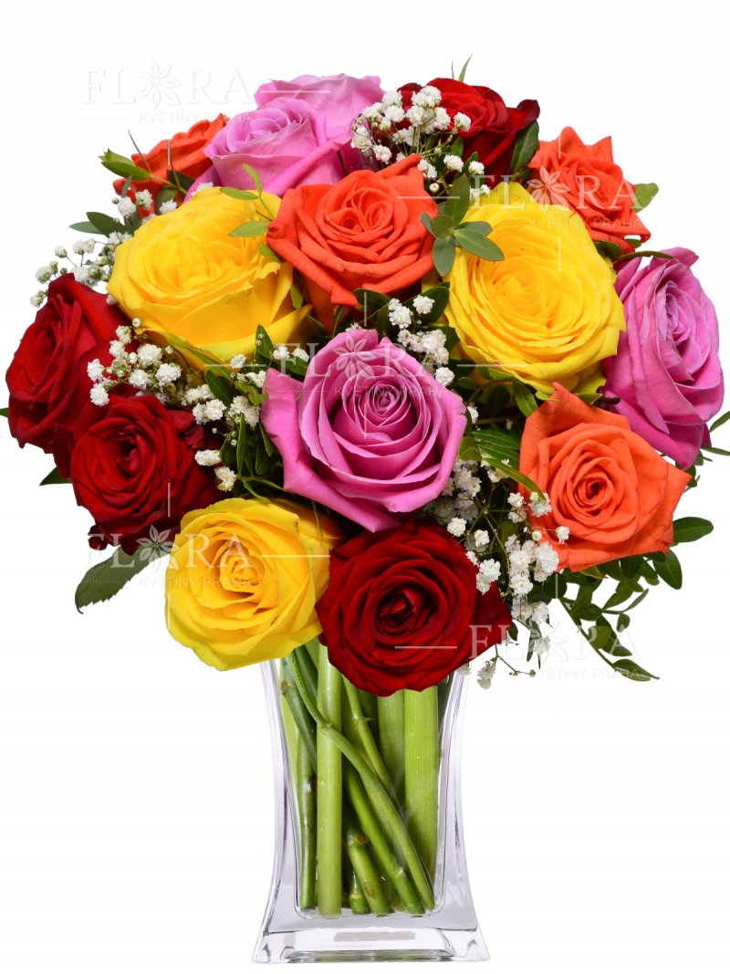 Букет роз: доставка цветов в Праге