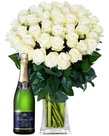 BIELE RUŽE + SEKT