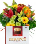 Flower delivery in Prague - gift set