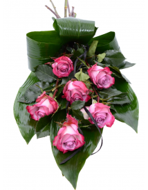 SMUTEČNÍ KYTICE FIALOVÉ RŮŽE