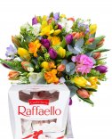 Flower delivery in Prague - gift set