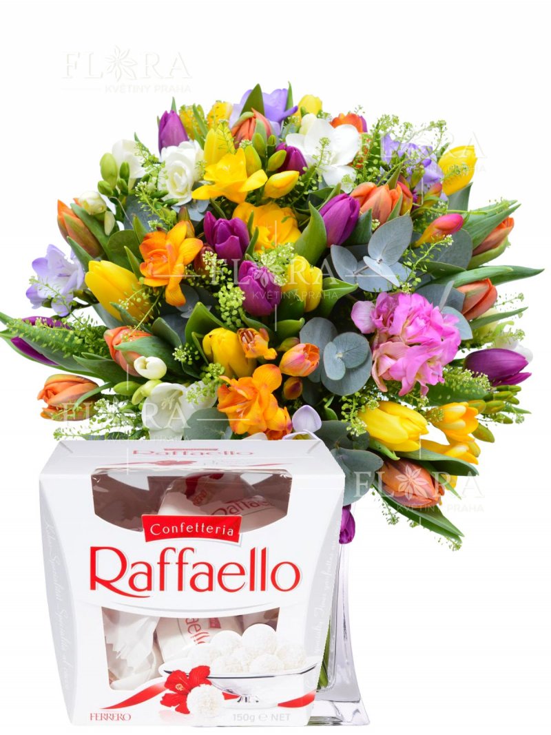 Flower delivery in Prague - gift set