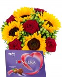 Gift set - delivery of flowers