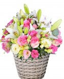Flower delivery in Prague - Flower basket