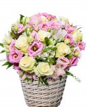 Thin Flower Basket - Flower delivery