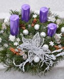 Beautiful advent wreath - delivery in Prague