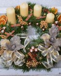 Beautiful advent wreath - delivery in Prague