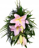 Royal Lilies - a funeral bouquet for delivery