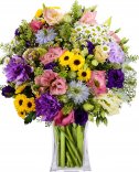 Beautiful mixed bouquet - from meadow flowers