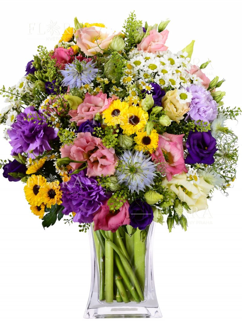 Beautiful mixed bouquet - from meadow flowers