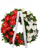 Funeral wreath - flower delivery