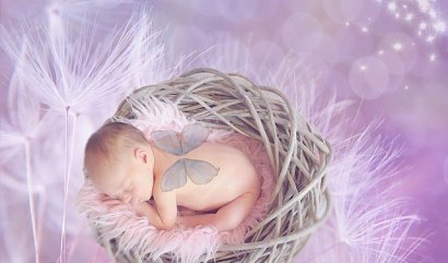 Rozvoz květin k narození dítěte