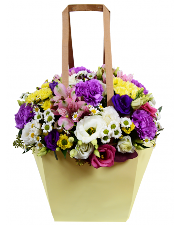 TAŠKA PLNÁ KVĚTIN