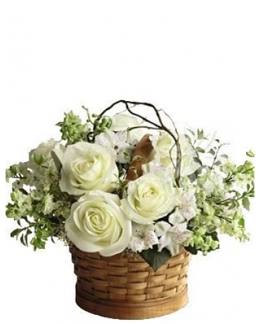 KVETINOVÝ KÔŠ BIELY
