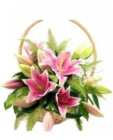 KVĚTINOVÝ KOŠ LILIÍ