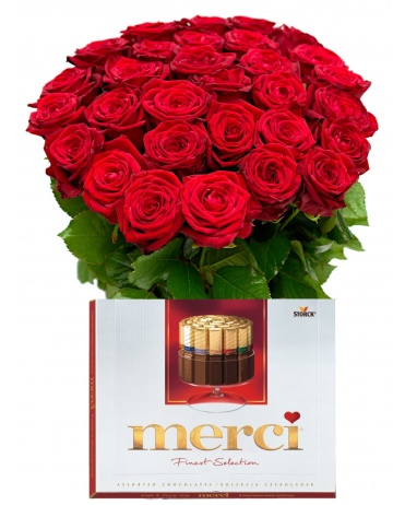 RUDÉ RŮŽE S MERCI 250g