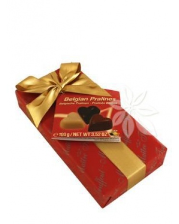 Belgian pralines hearts 100 g