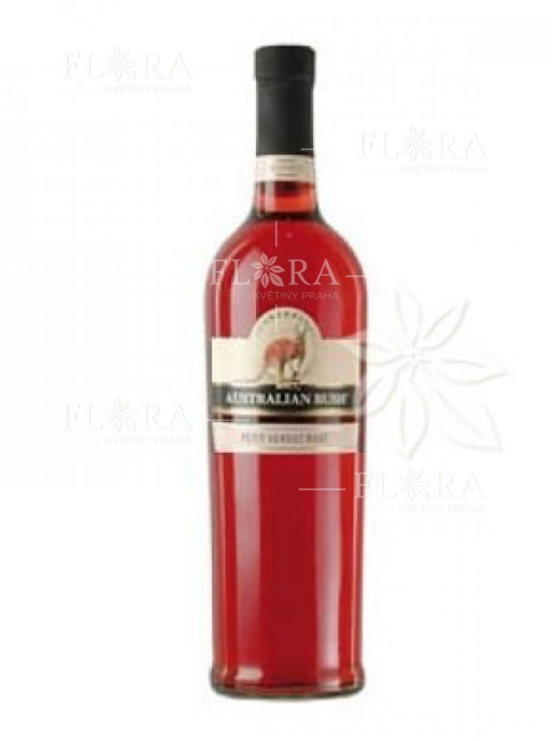 AUSTRALIAN WINE BOTTLE PINK 0.75 liters