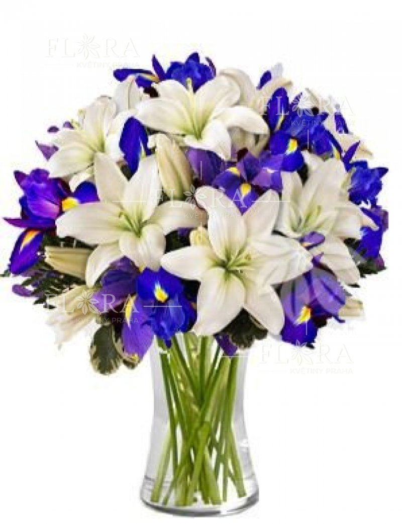 White lilies - delivery to Prague